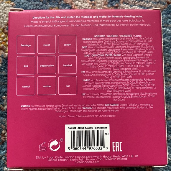 Ciate London Cranberry Trend Palette - Picture 3 of 4